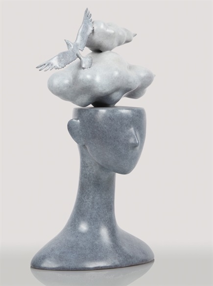 Double sky (bronze，Limited edition of 12 pieces，Weight 9.7KG)